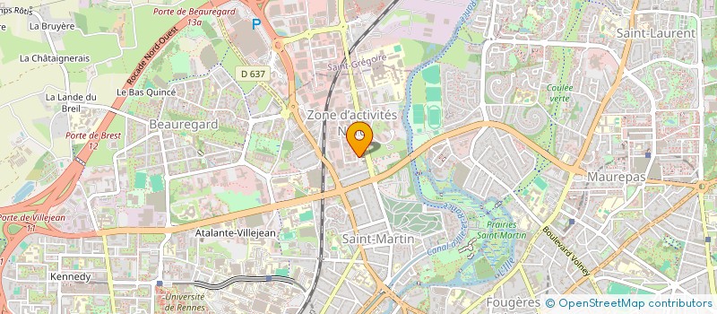localisation de l'entreprise GARAGE NOCTURNE à RENNES