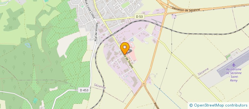 localisation de l'entreprise GARAGE NOTRE DAME à SEZANNE