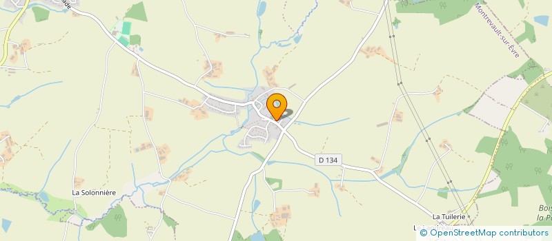 localisation de l'entreprise GARAGE NOTRE DAME à MONTREVAULT-SUR-EVRE