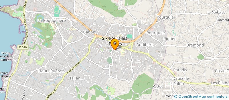 localisation de l'entreprise GARAGE OLDIES PASSION à SIX-FOURS-LES-PLAGES