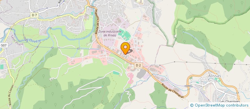 localisation de l'entreprise GARAGE OLLIER à PRIVAS