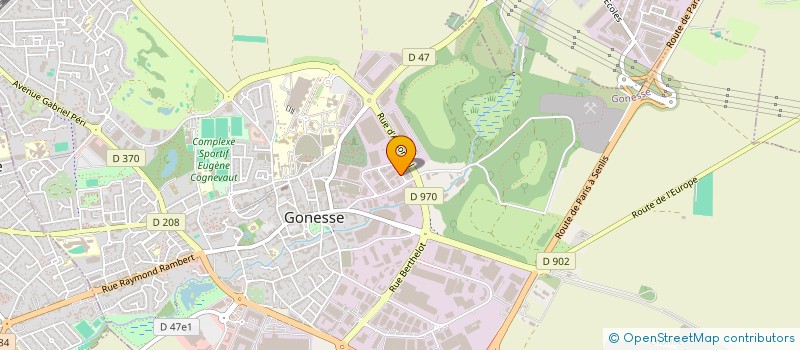 localisation de l'entreprise GARAGE OLYMPIO à GONESSE