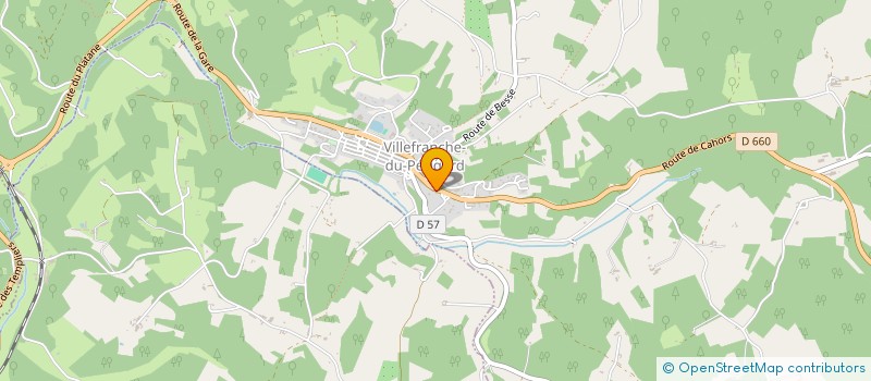 localisation de l'entreprise GARAGE ORGIBET ET FILS  VILLEFRANCHE-DU-PERIGORD