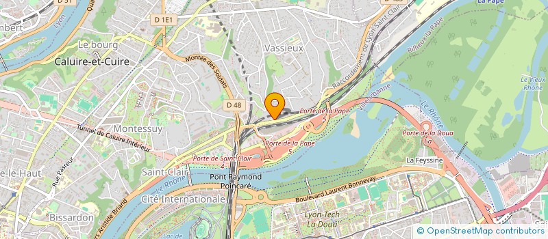 localisation de l'entreprise GARAGE PAILLET  CALUIRE-ET-CUIRE