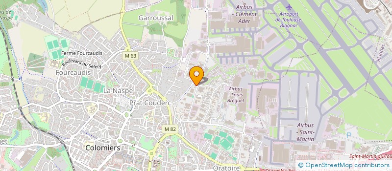 localisation de l'entreprise GARAGE PALAYS 31 à COLOMIERS