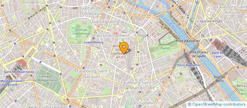 localisation de l'entreprise GARAGE PANTHEON TOURNEFORT  PARIS