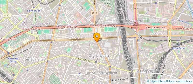 localisation de l'entreprise GARAGE PARADIS  PARIS