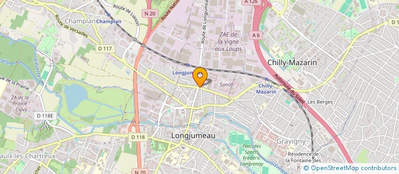 localisation de l'entreprise GARAGE PARANKA à LONGJUMEAU