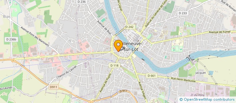 localisation de l'entreprise GARAGE PARISE à BIAS