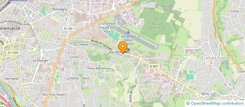 localisation de l'entreprise GARAGE PASQUIER à VETRAZ-MONTHOUX
