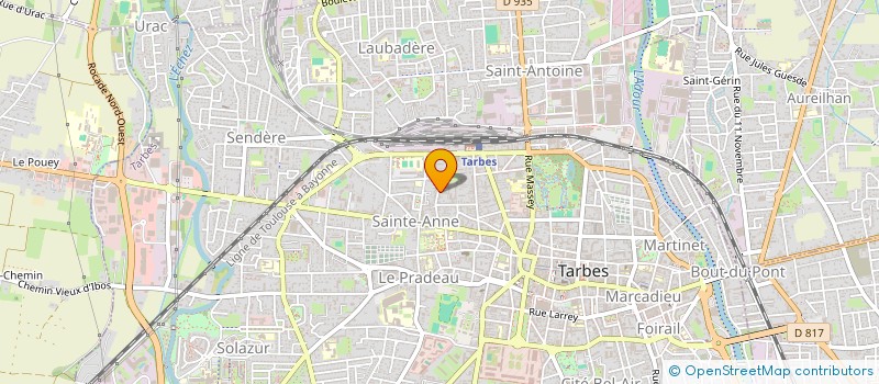 localisation de l'entreprise GARAGE PASTEUR  TARBES