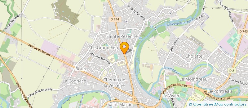 localisation de l'entreprise GARAGE PATRICK BEDEL SARL  NIORT