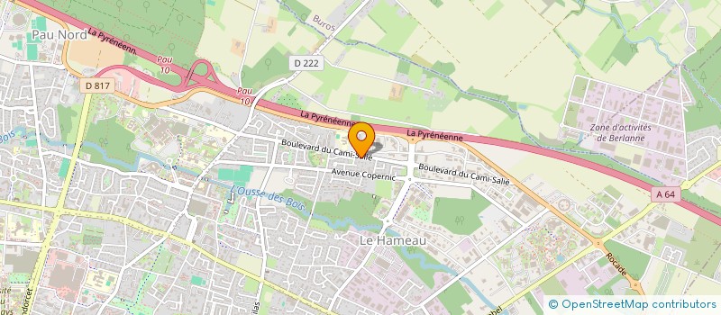 localisation de l'entreprise GARAGE PAU NORD à PAU