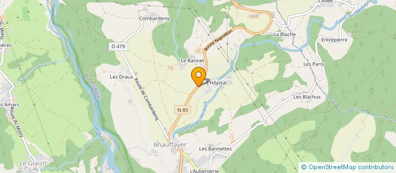 localisation de l'entreprise GARAGE PAUMONT à AUBESSAGNE