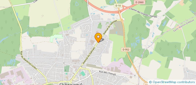 localisation de l'entreprise GARAGE PAYNEAU à CHATEAUNEUF-SUR-LOIRE