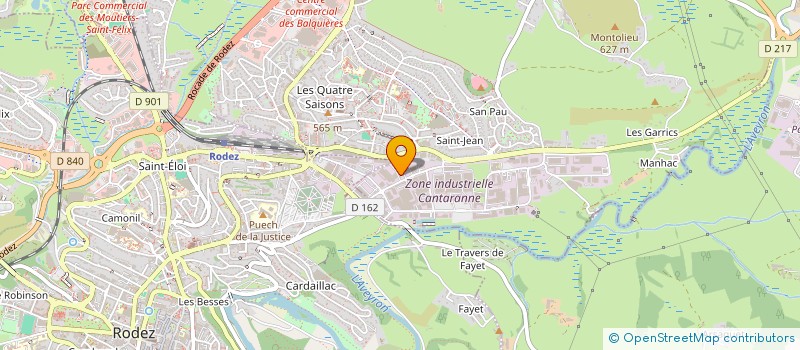 localisation de l'entreprise GARAGE PEDRERO  ONET-LE-CHATEAU