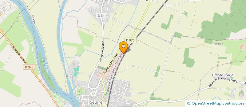 localisation de l'entreprise GARAGE PERBET  SEURRE