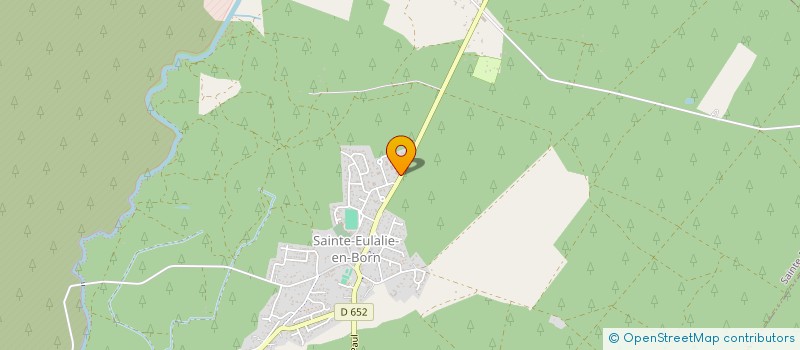 localisation de l'entreprise GARAGE PERESTRELO SIMON  SAINTE-EULALIE-EN-BORN