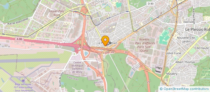 localisation de l'entreprise GARAGE PETIT CLAMART à CLAMART