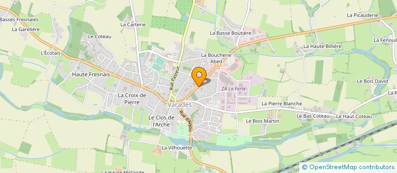 localisation de l'entreprise GARAGE PEU à LOIREAUXENCE