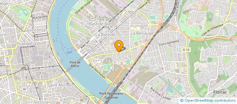 localisation de l'entreprise GARAGE PHILIPPE PEREZ à BORDEAUX