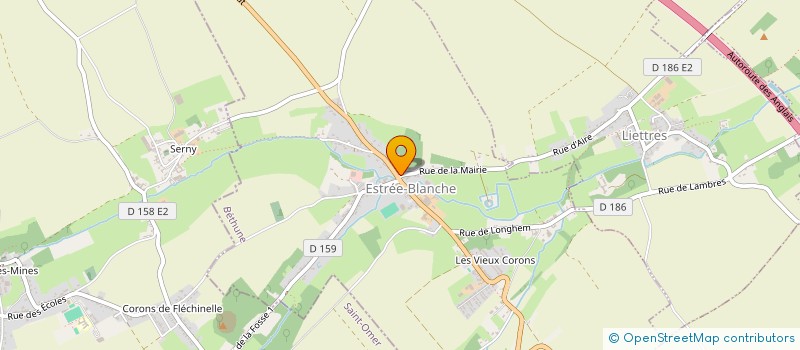 localisation de l'entreprise GARAGE PHILIPPE VARLET  ESTREE-BLANCHE