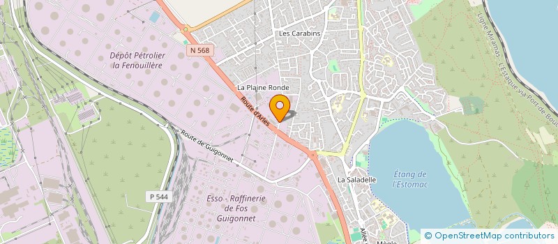 localisation de l'entreprise GARAGE PHOCEEN AUTOMOBILE  FOS-SUR-MER