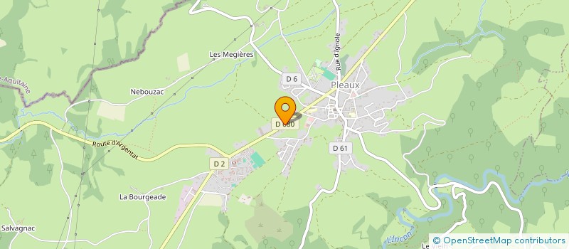 localisation de l'entreprise GARAGE PIAULT à PLEAUX