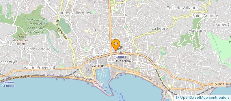 localisation de l'entreprise GARAGE PINAZO à CANNES