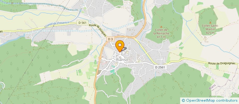 localisation de l'entreprise GARAGE PINNA  RIANS