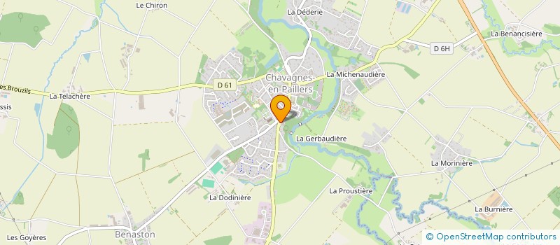 localisation de l'entreprise GARAGE PIVETEAU à CHAVAGNES-EN-PAILLERS