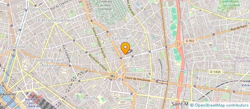localisation de l'entreprise GARAGE PLANCHAT AUTO à PARIS