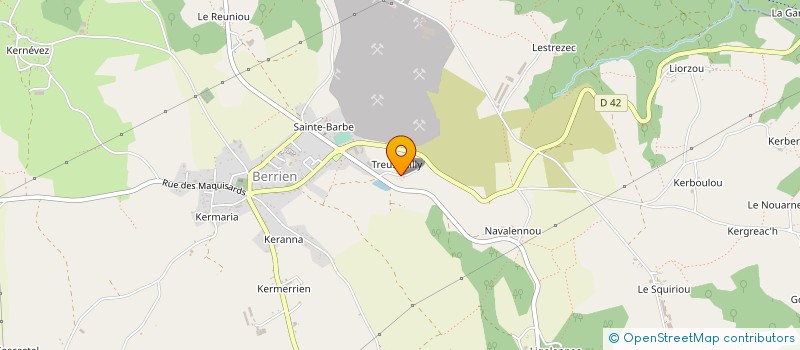 localisation de l'entreprise GARAGE PLASSART à BERRIEN
