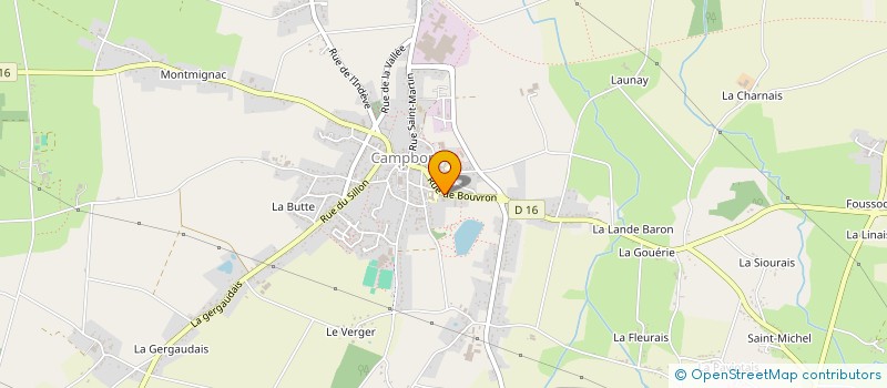 localisation de l'entreprise GARAGE PLISSONNEAU  CAMPBON