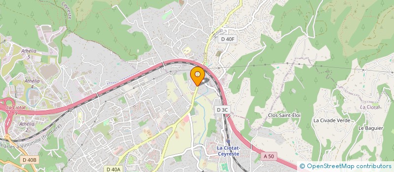 localisation de l'entreprise GARAGE POIDS LOURDS CIOTADEN à LA CIOTAT