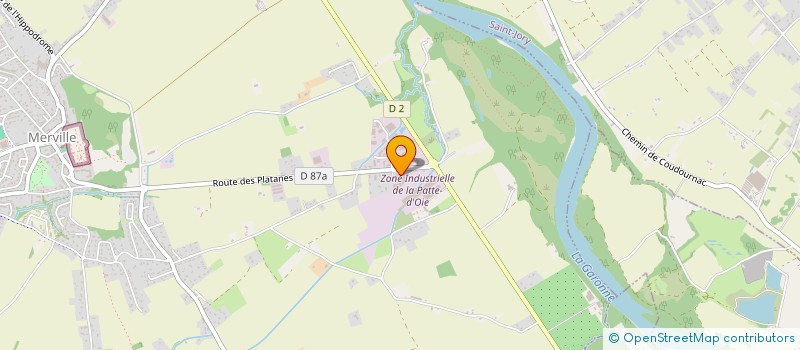 localisation de l'entreprise GARAGE POIDS LOURDS DU GIROU  MERVILLE