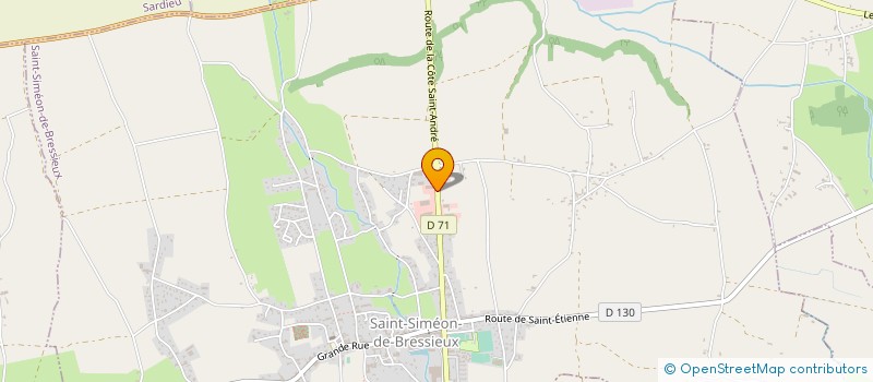 localisation de l'entreprise GARAGE POIDS LOURDS SARL PERENON à SAINT-SIMEON-DE-BRESSIEUX