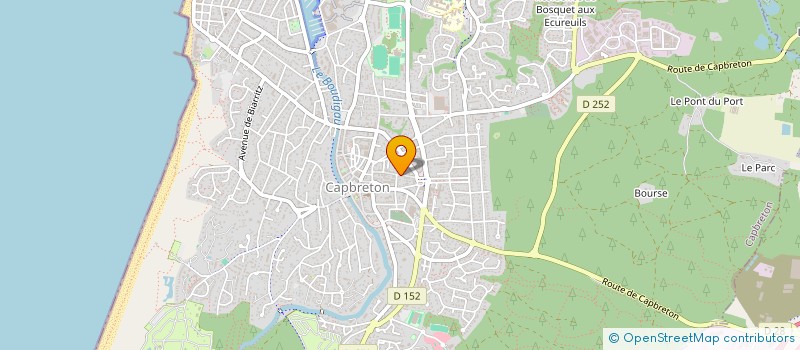 localisation de l'entreprise GARAGE PONEY-CLUB  CAPBRETON