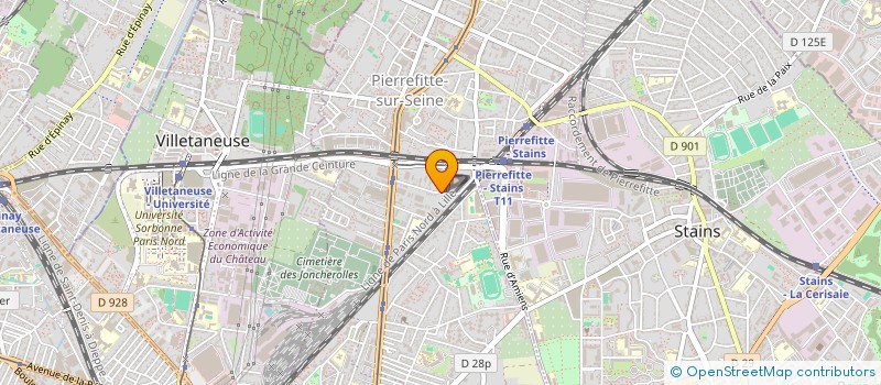 localisation de l'entreprise GARAGE POSL AUTO à PIERREFITTE-SUR-SEINE