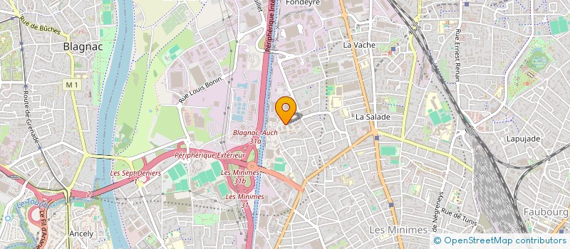 localisation de l'entreprise GARAGE POUR TOUS ...DU GRAND TOULOUSE à TOULOUSE