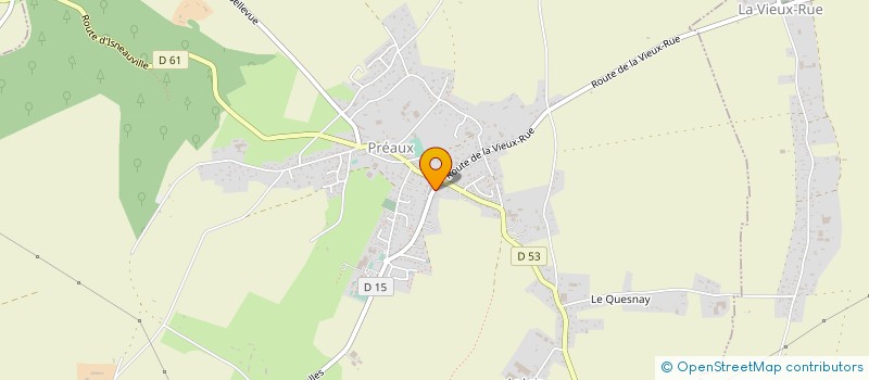 localisation de l'entreprise GARAGE PREAUTAIS à PREAUX