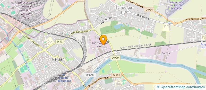 localisation de l'entreprise GARAGE PREVOTE POIDS LOURDS à PERSAN