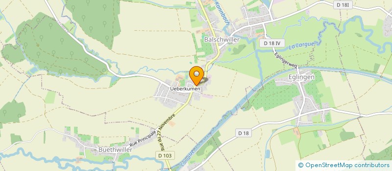 localisation de l'entreprise GARAGE PROCAR 68  DANNEMARIE