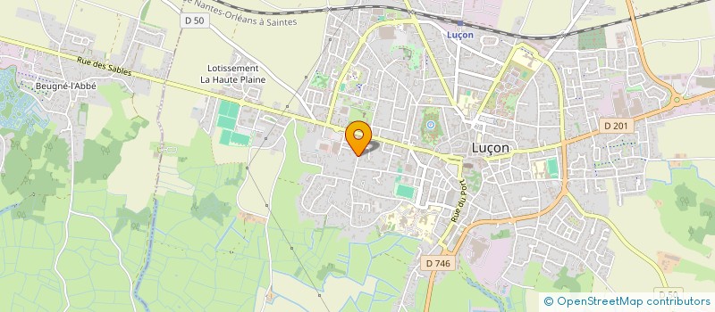 localisation de l'entreprise GARAGE PRODUCTION à LUCON