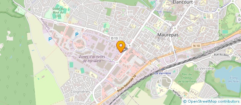 localisation de l'entreprise GARAGE PROTECH à COIGNIERES