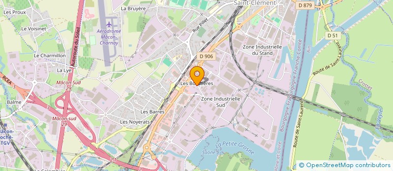 localisation de l'entreprise GARAGE QUAGLIOZZI à MACON
