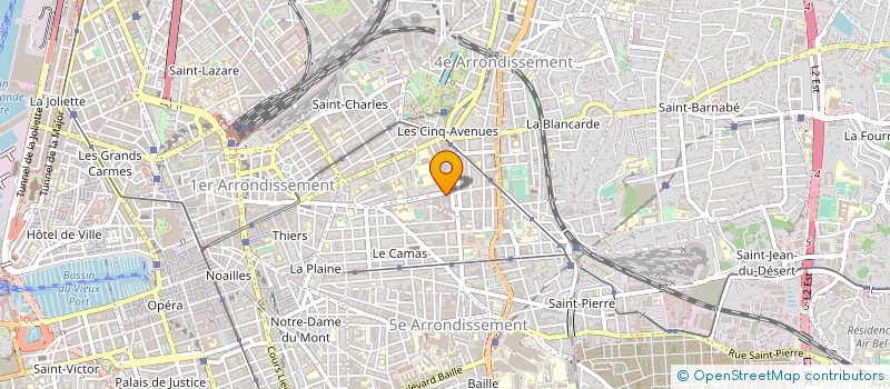 localisation de l'entreprise GARAGE RAPID VULCA à MARSEILLE
