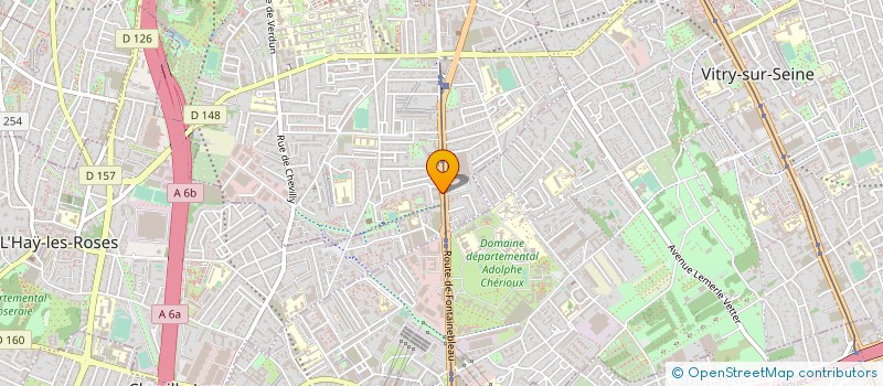 localisation de l'entreprise GARAGE RAPIDE à VILLEJUIF