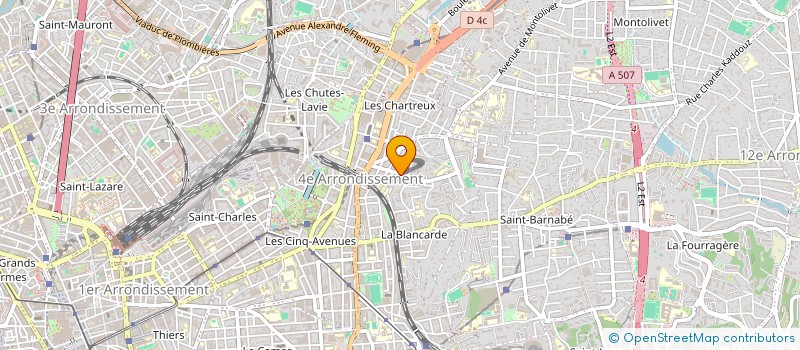 localisation de l'entreprise GARAGE RE à MARSEILLE