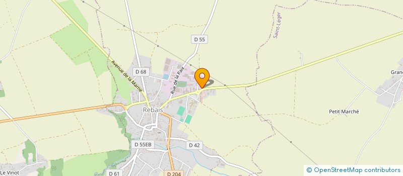 localisation de l'entreprise GARAGE REBAIS SERVICES  REBAIS